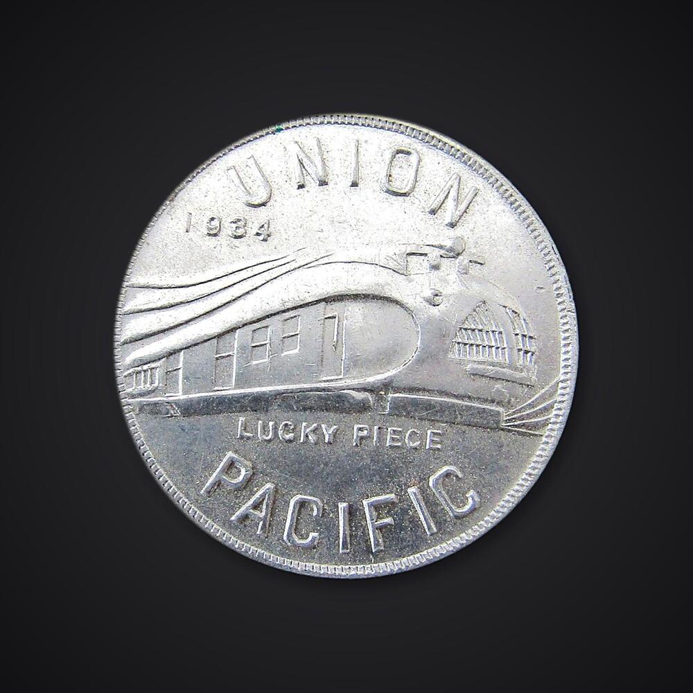 1934 Union Pacific “Lucky Piece” Token ALCOA Pullman Train Promo – Railroadiana